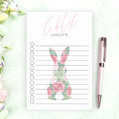 Personalisiertes Custom Bunny Design Post-it Klebezettel