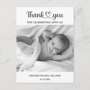 Personalisiertes Custom Foto Neugeborenes Baby Dan Postkarte