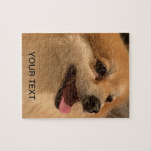 Personalisiertes Custom Foto Pet Portrait Jigsaw P Puzzle (Horizontal)