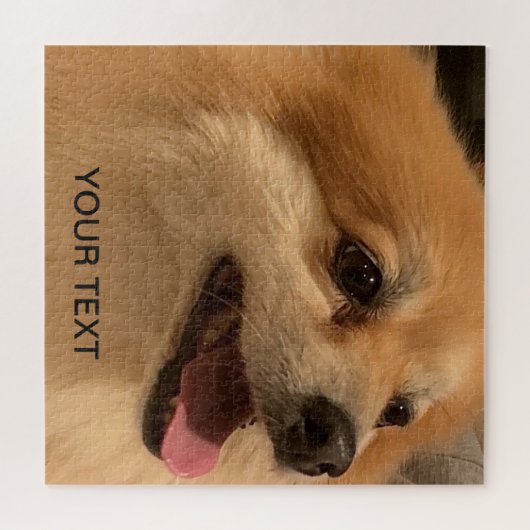 Personalisiertes Custom Foto Pet Portrait Jigsaw Puzzle (Horizontal)