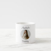 Personalisiertes Daddy-Geschenk - Gewohntes Kinder Espressotasse (Vorderseite)