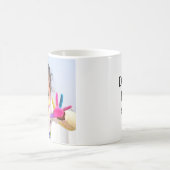 Personalisiertes Daddy's Little Angel Foto Kaffeetasse (Mittel)