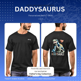 Personalisiertes Daddysaurus T-Shirt