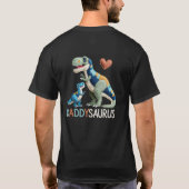Personalisiertes Daddysaurus T-Shirt (Rückseite)