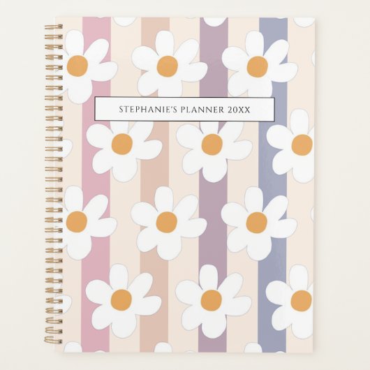 Personalisiertes Daisy-Muster Planer (Vorderseite)