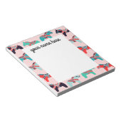Personalisiertes Dala Horses Notepad Notizblock (angewinkelt)