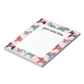 Personalisiertes Dala Horses Notepad Notizblock (Rotiert)