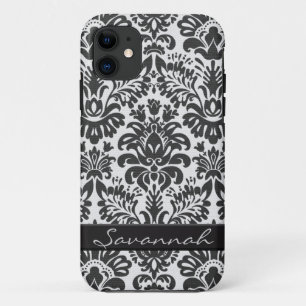Personalisiertes Damasdesign iPhone 11 Hülle