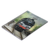 Personalisiertes Dampf-Zug-Notizbuch Notizblock (Linke Seite)