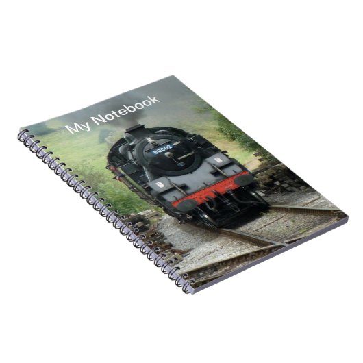 Personalisiertes Dampf-Zug-Notizbuch Notizblock (Rechte Seite)