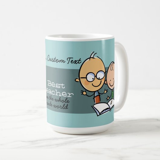 PERSONALISIERTES danke Geschenk des besten Kaffeetasse (VorderseiteRechts)