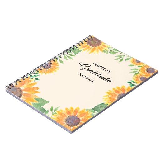 Personalisiertes Dankesblatt Notizblock (Linke Seite)