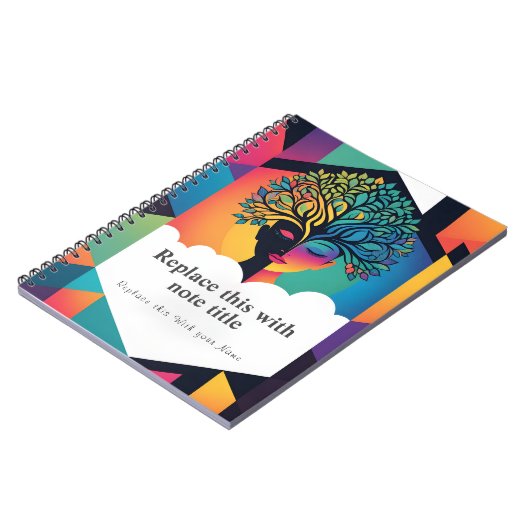 Personalisiertes Dankeschein Notizblock (Linke Seite)