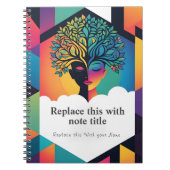 Personalisiertes Dankeschein Notizblock (Vorderseite)