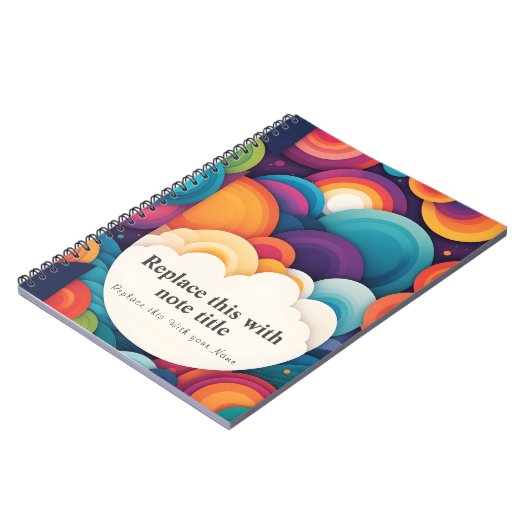 Personalisiertes Dankeschein Notizblock (Linke Seite)