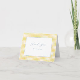 Personalisiertes Dankeschön an Yellow Gingham
