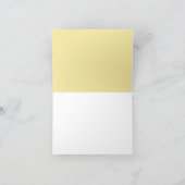 Personalisiertes Dankeschön an Yellow Gingham (Innenseite)