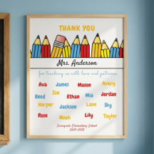 Personalisiertes Dankeschön-Geschenk für den Lehre