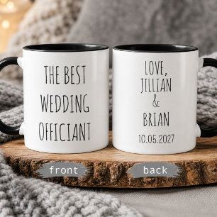 Personalisiertes Dankeschön-Geschenk für den Trauz Tasse