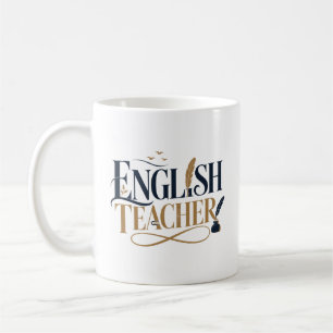 Personalisiertes Dankeschön-Geschenk für Englischl Kaffeetasse