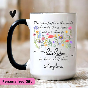Personalisiertes Dankeschön-Geschenk, Lehrer Anerk Zweifarbige Tasse
