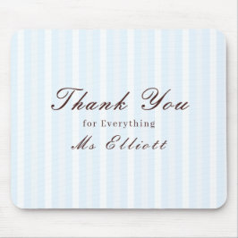 Personalisiertes Dankeschön-Lehrer-Mauspad Bluebel Mousepad