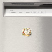Personalisiertes Dankeschön-Lehrer-Wasserfarben-Ge Magnet (In Situ (Geschirrspüler))
