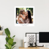 Personalisiertes Dankeschön Mama | Benutzerdefinie Poster (Heimbüro)