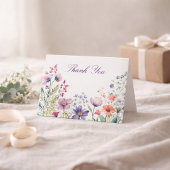 Personalisiertes Dankeschön Wildblumen Cottagecore