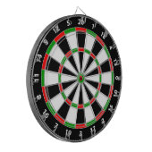 Personalisiertes Dartboard Dartscheibe (Vorderseite Links)
