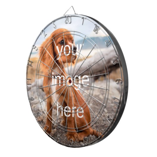 PERSONALISIERTES DARTBOARD DARTSCHEIBE (Vorderseite rechts)