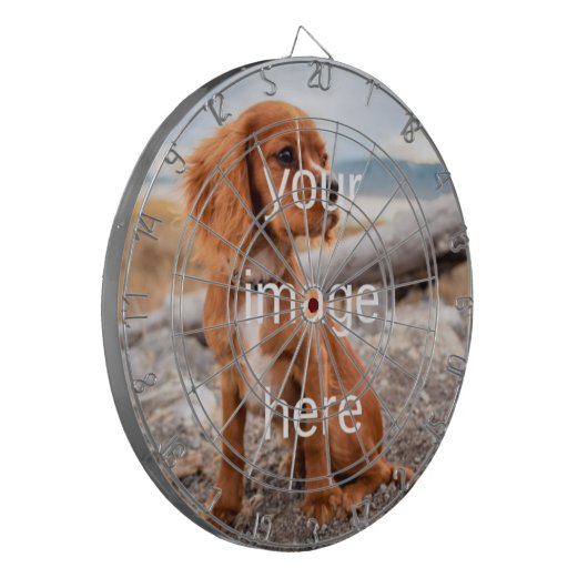 PERSONALISIERTES DARTBOARD DARTSCHEIBE (Vorderseite Links)