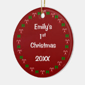 Personalisiertes Datieren Weihnachtsschmuck (Links)