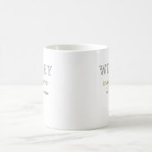 Personalisiertes Datum der ewigen Liebe Kaffeetasse (Mittel)