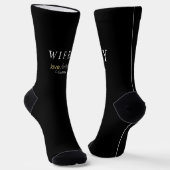 Personalisiertes Datum der ewigen Liebe Socken (Gewinkelt)
