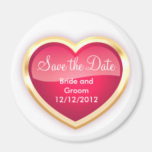 Personalisiertes Datumsfenster speichern Magnet