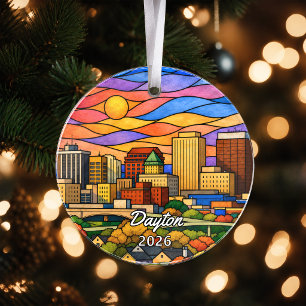 Personalisiertes Dayton-Acryl-Ornament, Benutzerde Ornament