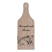 Personalisiertes dekoratives Imitat-hölzernes Schneidebrett (Vorderseite)