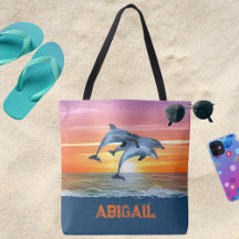 Personalisiertes Delphin Ocean Beach Geschenk für 