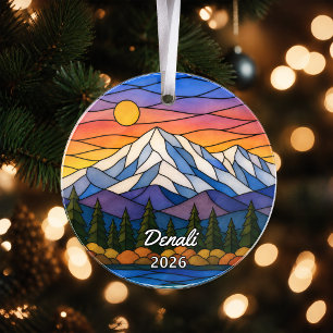 Personalisiertes Denali-Nationalpark-Acryl-Ornamen Ornament