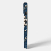 Personalisiertes Denim-Gänseblümchen-Initial-Handy Case-Mate iPhone Hülle (Rückseite / Links)
