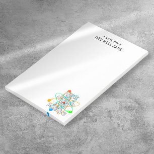 Personalisiertes DENKE WIE EIN PROTON UND BLEIBE P Post-it Klebezettel