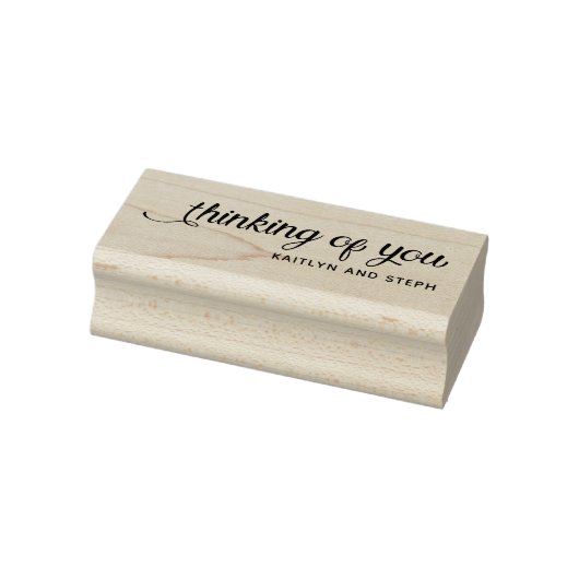 Personalisiertes Denken mit Wimpern Gummistempel (Stempel)