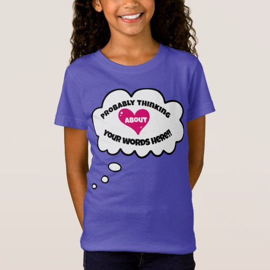Personalisiertes Denken über T - Shirt (Vorderseite)