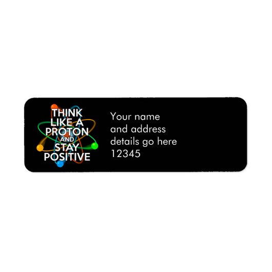 Personalisiertes DENKEN WIE EIN PROTON (Vorne)