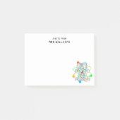 Personalisiertes DENKEN WIE EIN PROTON UND BLEIBE Post-it Klebezettel (Vorderseite)