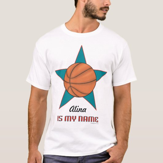 Personalisiertes der Basketball-t des Kindes… - T-Shirt (Vorderseite)