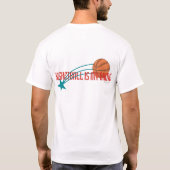 Personalisiertes der Basketball-t des Kindes… - T-Shirt (Rückseite)