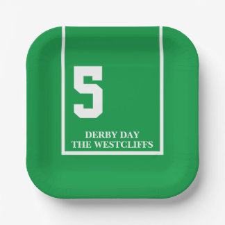 Personalisiertes Derby Party Horse 5 Pappteller