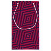 Personalisiertes Design Attraktive kleine Geschenk Geschenktüte (Rückseite)